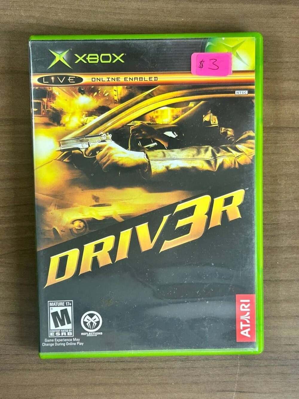 Driv3r Driver 3 Original Xbox 2004 CIB Complete Disc Manual Case Atari